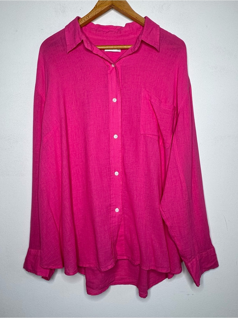 Sonoma Button Front Long Sleeve Top - Size 2X